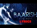 Lagu Bilal Saeed - Baarish Lyrics Video |  Latest Punjabi Song 2018