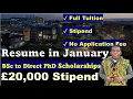 Download Lagu UK January 2026 Intake: Fully Funded Scholarship with £20,000 Stipend