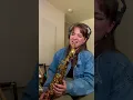 Lagu a little isn’t she lovely for your day💖🎷✨ #saxophone #music #viral #shorts #jazz #cover #trending