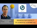 10 Moderation Effect Categorical Variable in JAMOVI Dr Dhaval Maheta