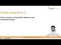 How to connect to PostgreSQL database in Oracle Integration