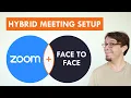 Hybrid meeting with Zoom how to set up your room