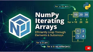 NumPy Iterating Arrays How to Iterate NumPy Array
