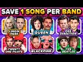 Download Lagu SAVE 1 SONG PER BAND 🎵 🤩 Most Popular Bands \u0026 Groups! (6 Songs Each One) | Music Quiz