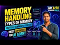 Memory Handling in LangChain Explained Buffer Summary Context Memory Day Learning Gen AI