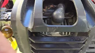 Craftsman mini tiller chaning oil discussion