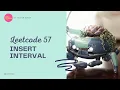 57 Insert Interval - Leetcode Medium
