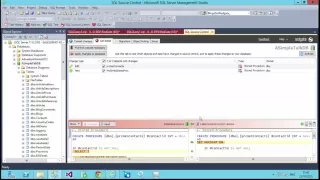 How to pull database changes from a Git remote repository in SQL Server Management Studio