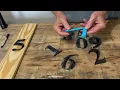 3D House Numbers Review Self-Adhesive Mailbox Numbers Test