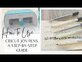 Cricut Joy Pens for Beginners A Step-by-Step Guide for using Writing Fonts