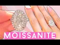 Watch This Before You Buy A Moissanite Ring Moissanite vs Diamond My Oval Halo Moissanite Ring