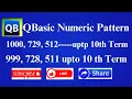 Qbasic Numeric Pattern Numeric Pattern In Qbasic Qbasic Pattern In Hindi