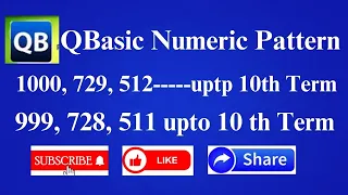 Qbasic Numeric Pattern Numeric Pattern In Qbasic Qbasic Pattern In Hindi