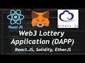 Building a Web3 Blockchain Decentralized Lottery Application DAPP using ReactJS and Solidity