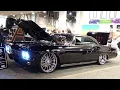 WhipAddict Beautiful 65 Chevy Impala at POWERBASS Booth Super Hard Interior Supercharged LS