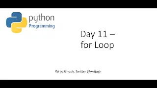 11 Day 11 For Loop Python CodingKids