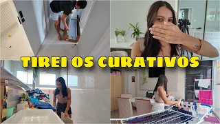 TIREI OS CURATIVOS DO NARIZ | ESSE E MEU NOVO NARIZ COM 23 DIAS DE PÓS + VOLTANDO A ATIVA