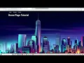 Fixed background image Parallax scrolling using HTML CSS Website Tutorial