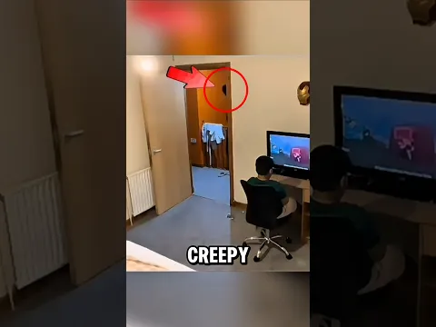 He Knew Someone Was Watching Him… 😨