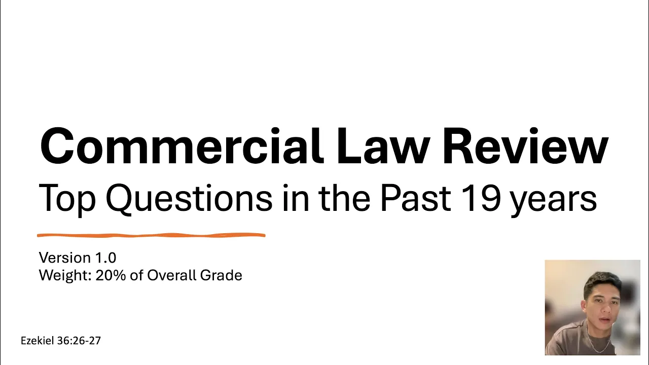 Commercial Law Review (v.1.0)