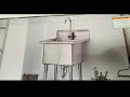 Costco Trinity Stainless Steel Utility Sink w Faucet 249