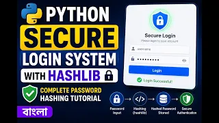 Python Secure Login System with Hashlib - Complete Password Hashing Tutorial