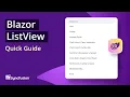 Blazor ListView The Ultimate Feature Walkthrough
