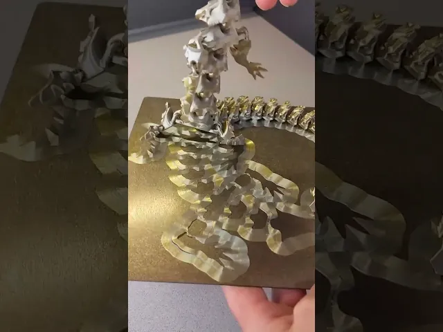 Pyrite Dragon - Articulated Dragon video thumbnail