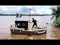 Download Lagu 6 HARI BIKIN KAPAL BAJAK LAUT DI PINGGIR SUNGAI BESAR, BERBURU \u0026 BIKIN MSAKAN ENAK😅 #bocahpecicilan
