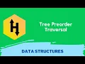 HackerRank Tree Preorder Traversal problem solution in Python Programming Data Structures