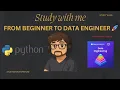 Python Coding LIVE Study With Me Pomodoro Programming Day 33