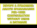 DevOps SysAdmins Amavis spamassassin per-user configuration without using a database