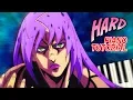 Diavolo's Theme (Un'altra Persona from JoJo's Bizarre Adventure Golden Wind) - Piano Tutorial