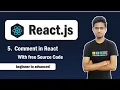 React JS Comments Tutorial in Hindi JSX Comments Explained
