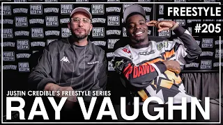 ray vaughn raps over 3 beats on justin credibles freestyle series ep 205