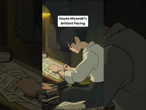 The secret to Miyazaki's perfect pacing #animation #storytelling