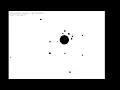Newtonian Gravity Simulation using Pygame