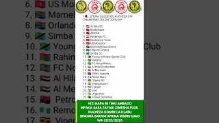 TEAMS THAT HAVE QUALIFIED FOR THE AFRICAN CLUB CHAMPIONSHIP NEXT SEASON Yangascmedia Nbcpremier 