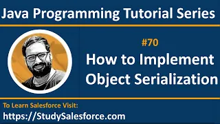 70 Java How to implement object serialization using serializable interface in java