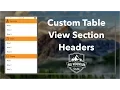 Custom Section Headers in Table View Xcode 8 Swift 3
