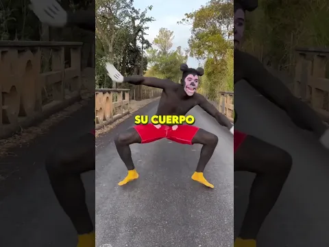 🐭😳 Se transformó en Mickey Mouse