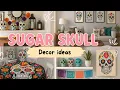 77 Sugar Skull Decor Ideas 2026 DIY Mexican Skull Paintings Halloween Crafts