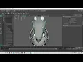 Maya Skinning Model Weight Painting