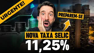 A TAXA SELIC SUBIU para 11,25%! O que fazer com os seus investimentos agora?