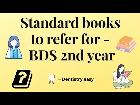 Download MP3 Standard books to refer for B.D.S 2nd year!!