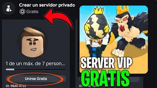 COMO TENER SERVIDOR PRIVADO GRATIS en ROBA un HUEVO sin robux