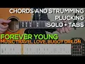 Download Lagu Music Travel Love Ft. Bugoy Drilon - Forever Young Guitar Tutorial [PLUCKING, SOLO + TABS]