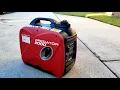 Como encender y apagar generador de corriente predator 2000 de Harbor Freight
