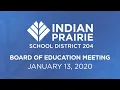 Board of Education Meeting 2020