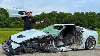 I Bought A Crashed Supercharged Corvette For 10 500